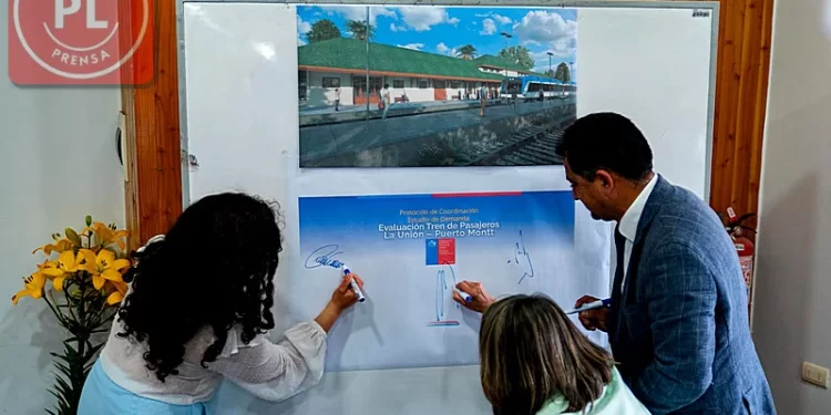 Oficializan estudio para retorno del tren de pasajeros entre La Unión y Puerto Montt
