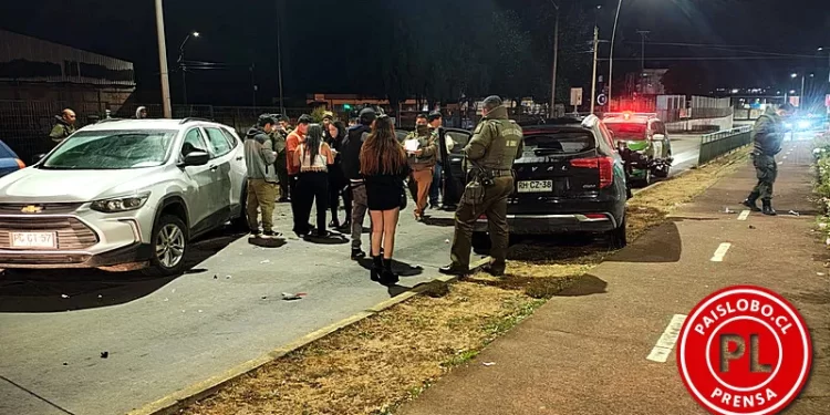 Colisión múltiple en sector bohemio de la ciudad de Osorno