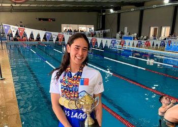 Nadadora Osornina lidera la Región de Los Lagos con 8 medallas en La Pampa