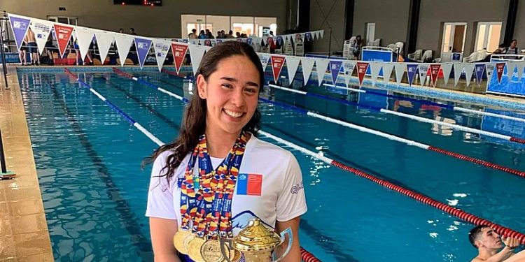 Nadadora Osornina lidera la Región de Los Lagos con 8 medallas en La Pampa