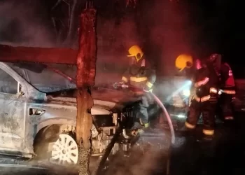 Incendio destruyó casa y un vehículo en sector rural de Río Bueno