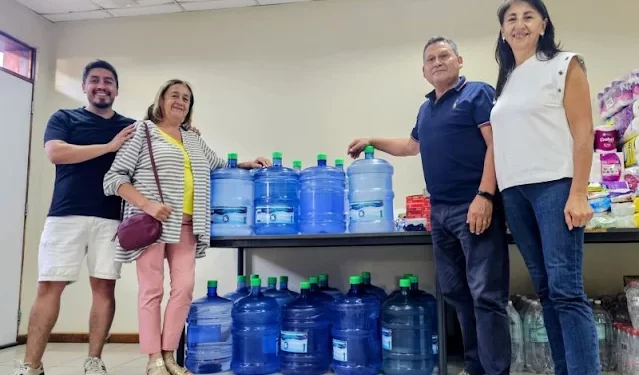 Solidaridad en San Pablo: Donan 440 litros de agua potable para damnificados del Biobío