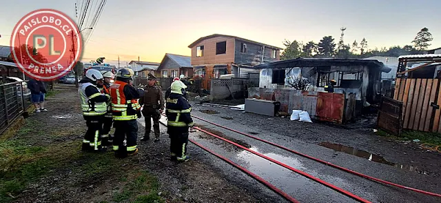 Llanquihue: Detienen a mujer de 20 años tras incendio en población Los Volcanes