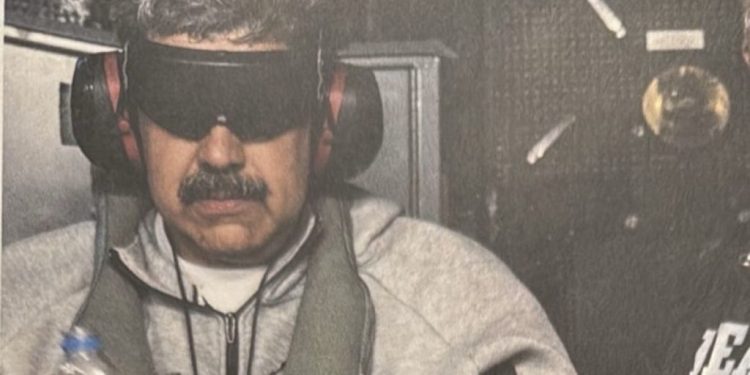 Donald Trump comparte primera imagen de Nicolás Maduro tras captura