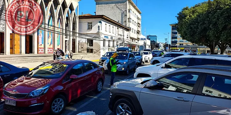 Robo frustrado a parquímetro en Osorno: 3 detenidos en sector Plaza de Armas