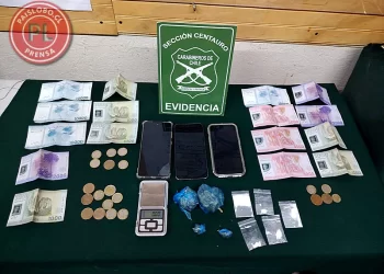 Microtráfico en Osorno: Carabineros incauta drogas y efectivo en sector centro