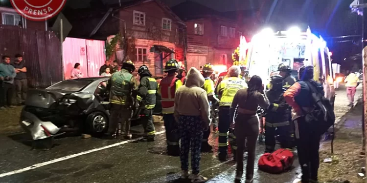 Accidente en Osorno: Colisión en calle Concepción con Victoria deja un herido en Rahue