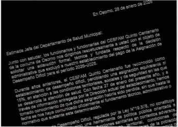 CESFAM Quinto Centenario: Crisis por pérdida de asignación y riesgo delictual