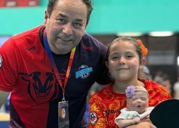 Osornina de 9 años es seleccionada nacional de tenis de mesa y viajará a Paraguay