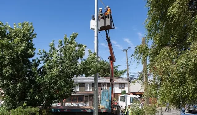 Municipalidad de Puerto Montt instala 32 cámaras de alta tecnología en sector Mirasol