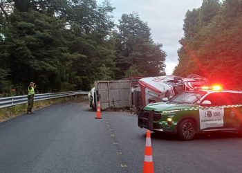 Puyehue: transito controlado en ruta internacional por accidente de tránsito
