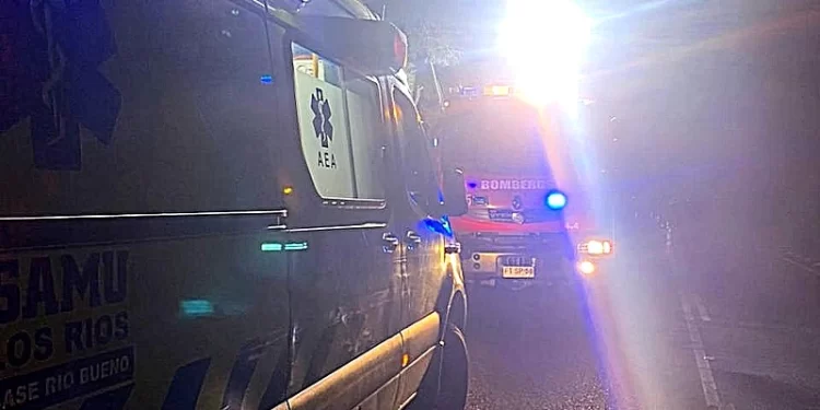 Fatal accidente de madrugada en Río Bueno