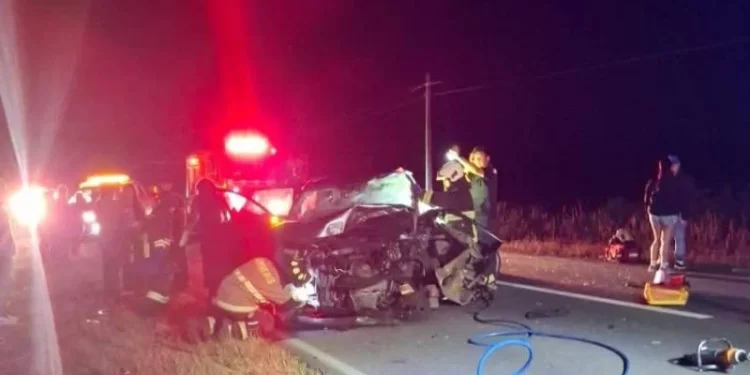 Tragedia vial en Ruta 215 deja tres personas fallecidas