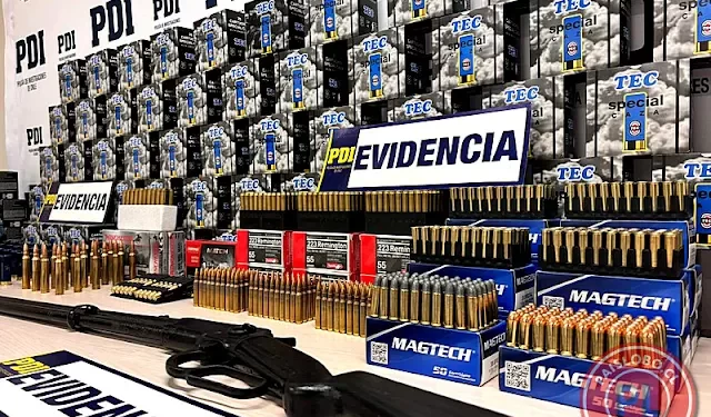 Operación Aliados: PDI incauta armas de fuego y cartuchos en la provincia de Osorno