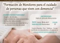 Abren convocatoria para la formación de monitores para el cuidado de personas con demencia