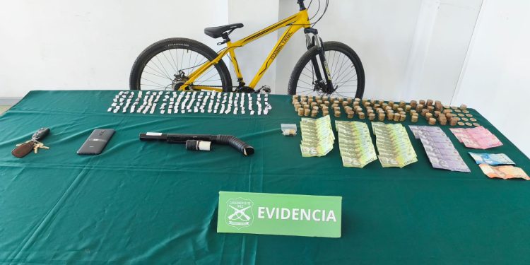 Alerce: 6 detenidos por hurto, receptación, e infracciones a leyes de drogas y control de armas