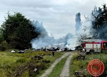 Incendio destruye vivienda en el sector rural de Río Bueno