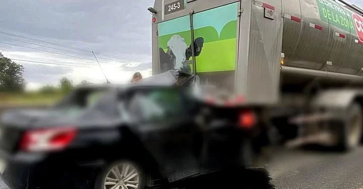 Un menor y dos adultos fallecen tras colisión en Ruta 5 Sur