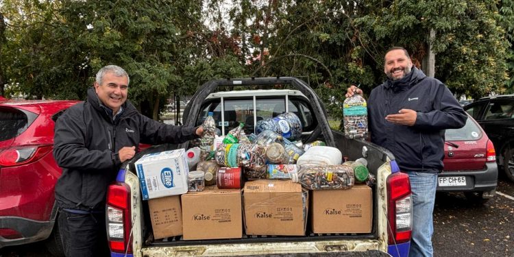 Saesa recolecta 800 kilos de pilas en desuso en Osorno