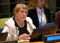 Michelle Bachelet presenta su candidatura ante la ONU