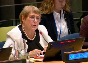 Michelle Bachelet presenta su candidatura ante la ONU