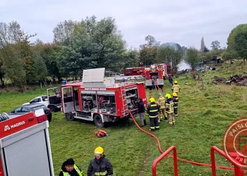 Incendio consume por completo una vivienda en el sector rural de Río Bueno