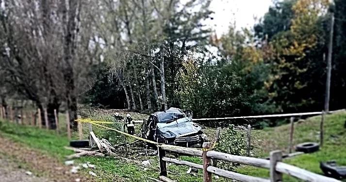Accidente fatal en Río Bueno: Conductor muere tras volcar en sector Chirre