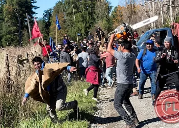 Detenidos tras violentos enfrentamientos en funeral Maihue-Carimallín
