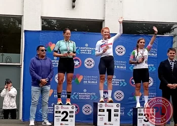 Osornina logra podio en nacional de ciclismo en Chillán