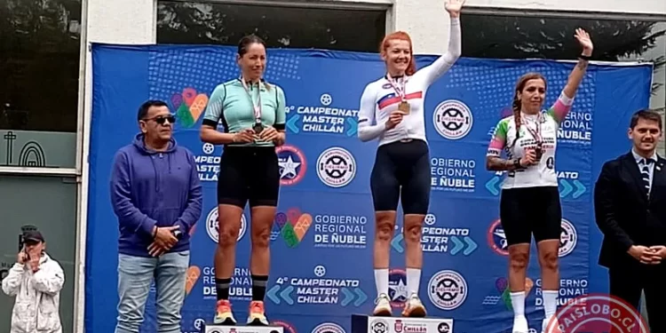 Osornina logra podio en nacional de ciclismo en Chillán