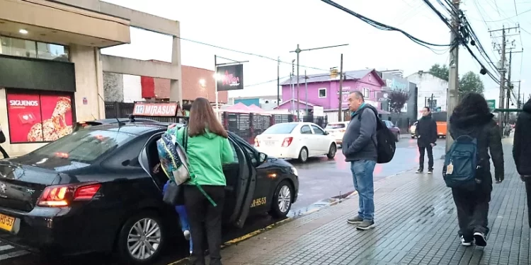 Taxis colectivos de Osorno anuncian alza de $100 en sus tarifas