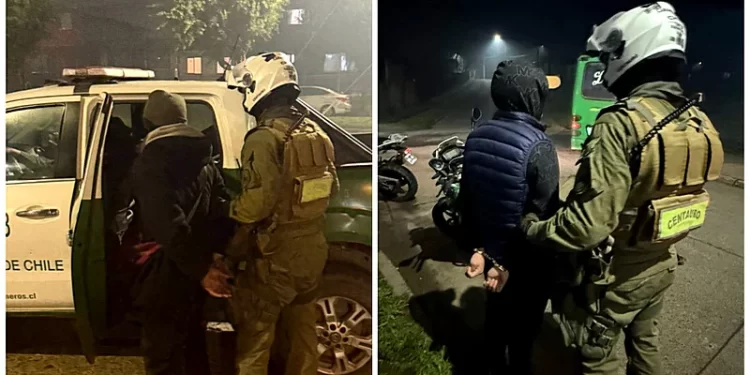 Osorno: Sección Centauro detiene a tres personas en ronda extraordinaria