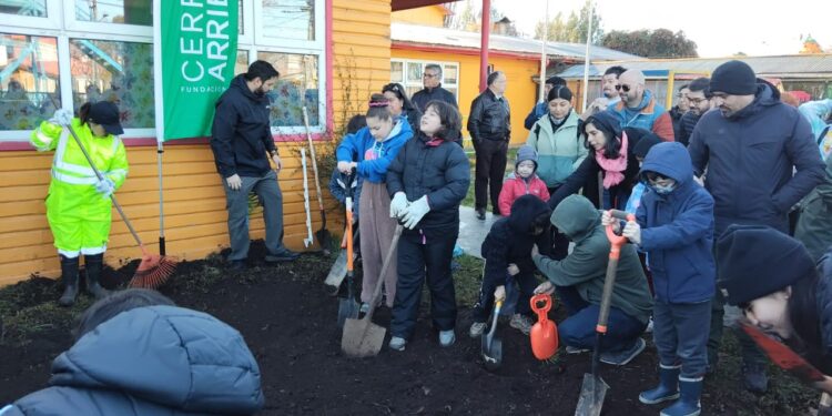Escuela España cuenta con un Bosque de Bolsillo Miyawaki