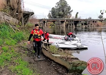 Osorno: Operativo URAT por presunto menor que se lanzo al rio Rahue