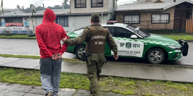 Detienen a sujeto por amenazas de muerte e incendio en Mehuín
