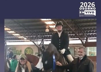 El joven jinete especial León Jürgensen Hott obtuvo destacados resultados en el Concurso de Adiestramiento Ecuestre realizado este en el Haras Siracusa de Osorno