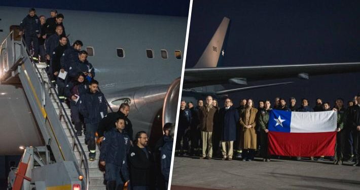 «Representan lo mejor de Chile»: Gobierno recibe a los 45 bomberos que participaron en rescates en Venezuela