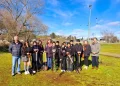 Plantación de árboles nativos en el Parque Alberto Hott