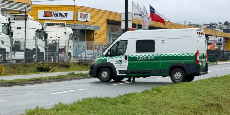 Hombre en riesgo vital tras ser atropellado en la caletera de la Ruta 5 Sur en Puerto Montt