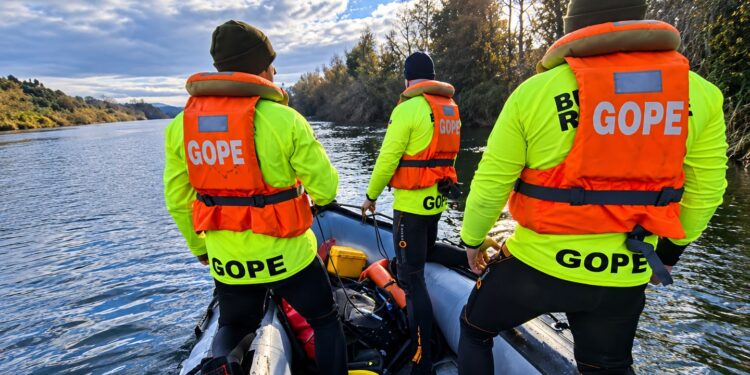 GOPE mantiene búsqueda de persona desaparecida en Osorno