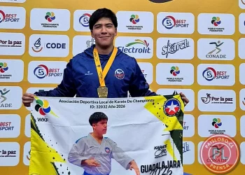 Deportista osornino obtiene primer lugar en la Youth League Karate 1 de México