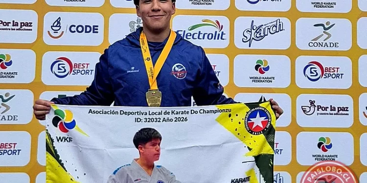 Deportista osornino obtiene primer lugar en la Youth League Karate 1 de México