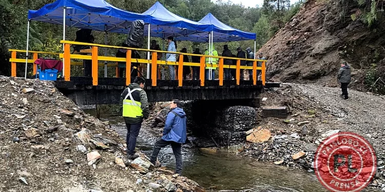 San Juan de la Costa: Puente en Pampa Redonda beneficia a familias Aucapan y Cayupan